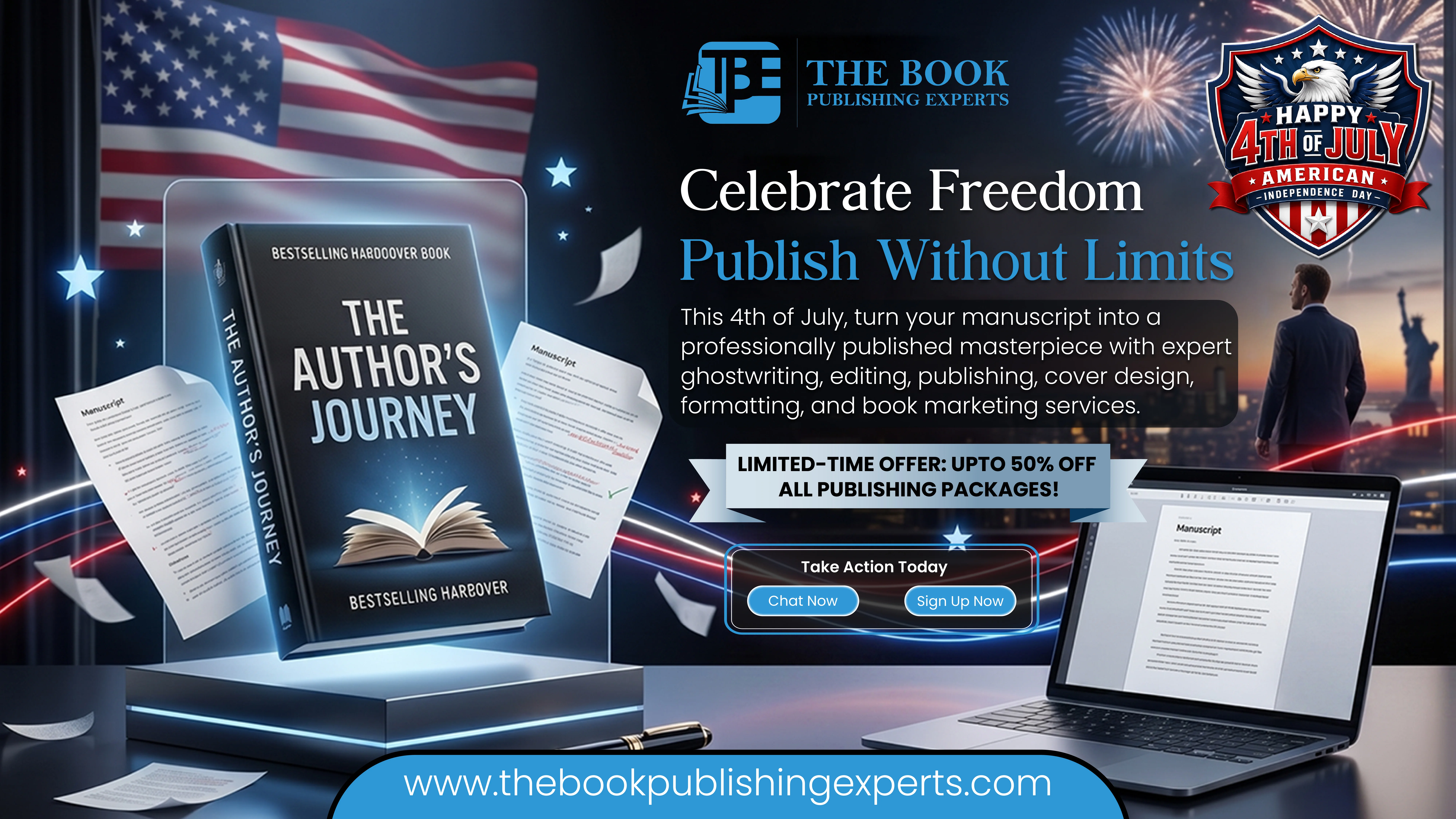 4th July The Book Publishing Experts Offer